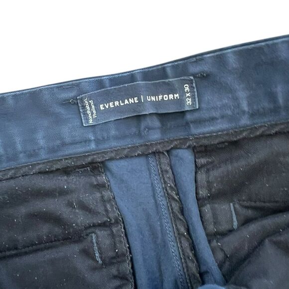 Everlane Uniform Navy Blue Chino Pants 33x29 - Picture 3 of 6